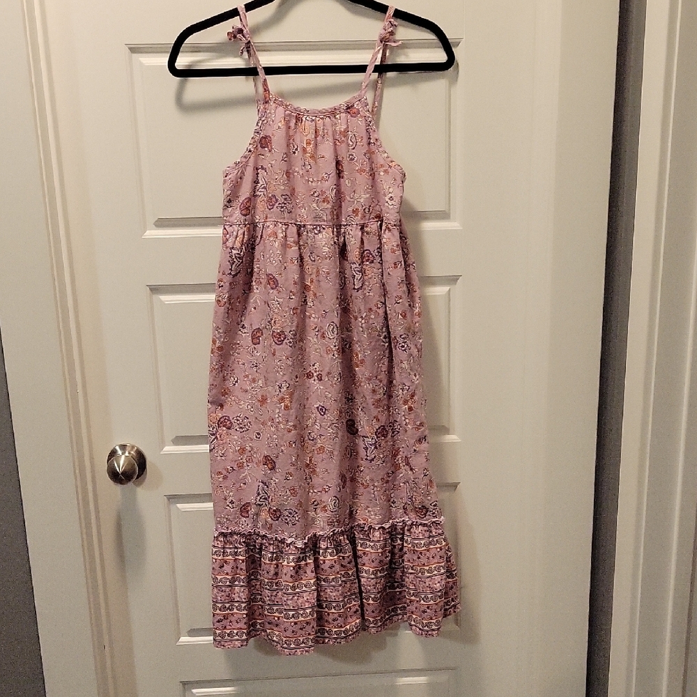 OshKosh B'gosh Pink and Purple Ruffled Tiered Sundress